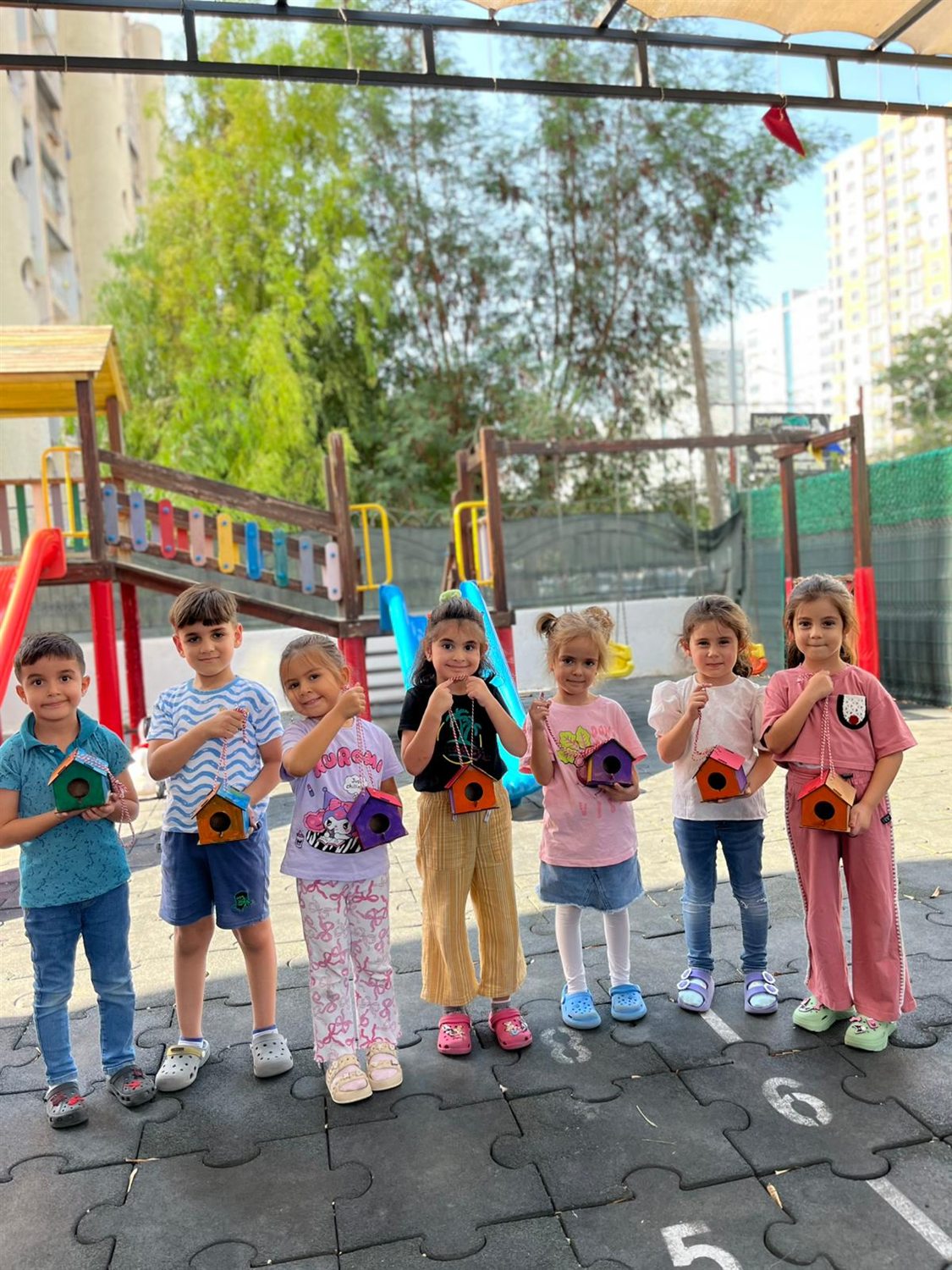 Cesur Anaokulu bahçe üretim etkinliği