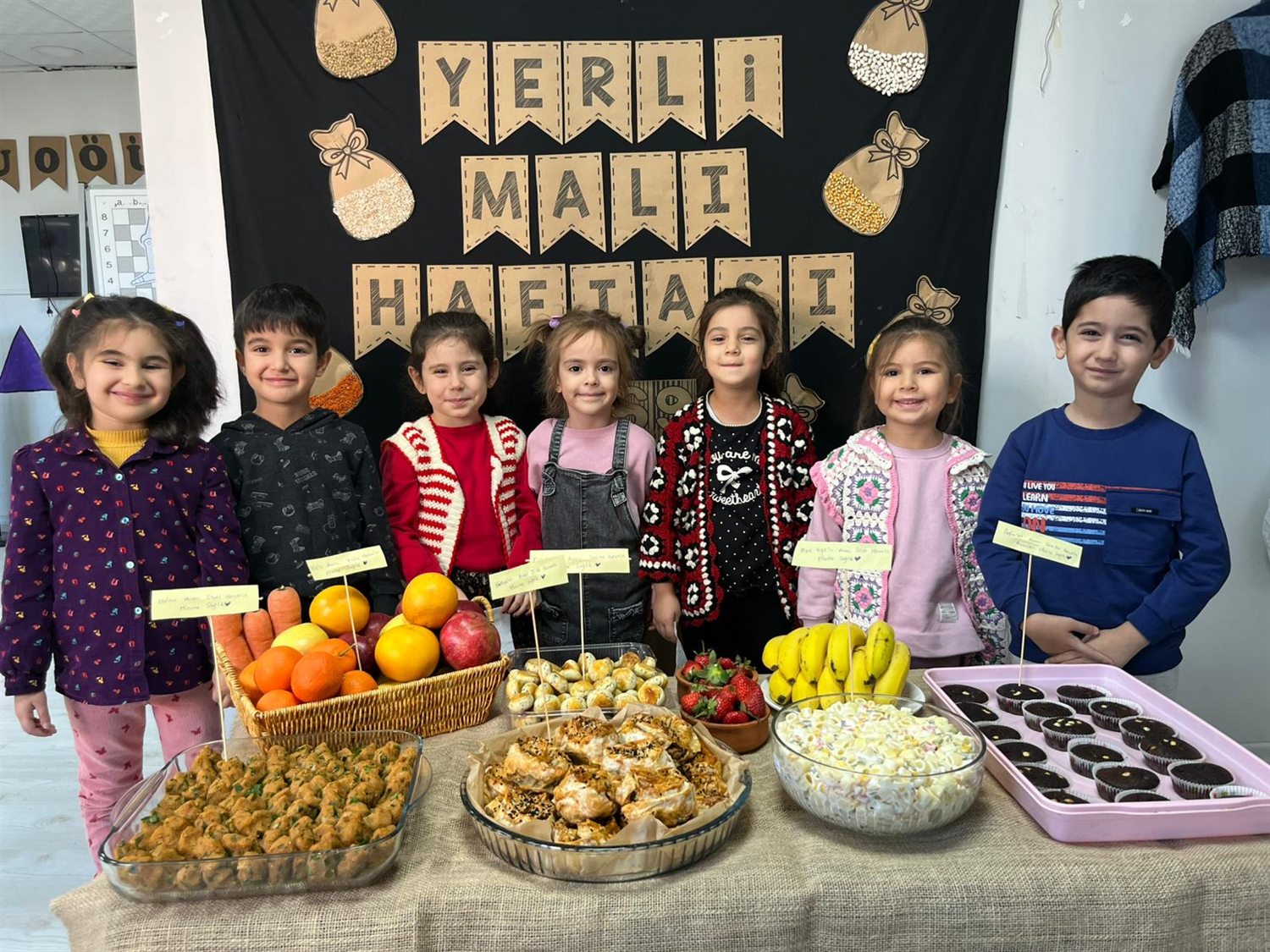 Cesur Anaokulu yerli malı sofrası